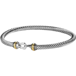 David Yurman Buckle Bracelet - Silver/Gold