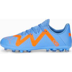 Puma Future Play MG Supercharge Blå/Hvid/Orange Kunstgræs (AG) Græs (FG)