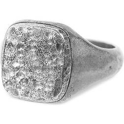 John Varvatos Artisan Distressed Signet Ring - Silver