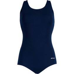 Dolfin Swimwear Conservative Lap Suit Solid Navy 490