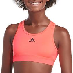 adidas Girls' AEROREADY Techfit Bra, Acid Red