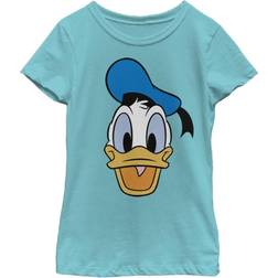 Disney Girl's Mickey & Friends Donald Duck Child T-Shirt Tahiti Blue