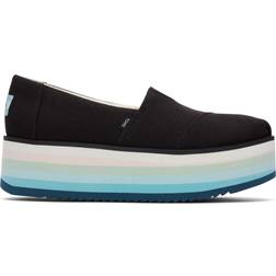 Toms Alpargata Platform - Canvas Black