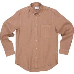 NN07 Arne Linen Shirt - Nougat