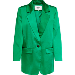 Only Satin Blazer - Green/Jolly Green