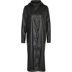 Noisy May Long Raincoat - Black