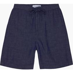 Felipe Linen Shorts Navy-Blue navy-blue