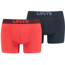 Levi's 2-pak Base Boxer Red/Blue