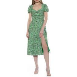 Alexia Admor Gracie Dress - Green Ditzy