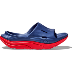 Hoka Ora Recovery Slide 3 - Bellwether Blue/Red Alert