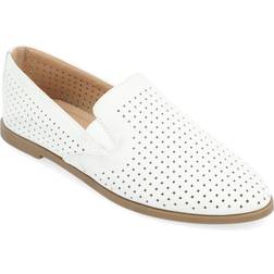 Journee Collection Lucie Women's Flats, Wide, White