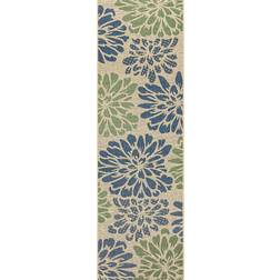 Jonathan Y Zinnia Modern Green, Blue, Purple, Orange, Yellow, Brown, Beige, Gray 26x120"