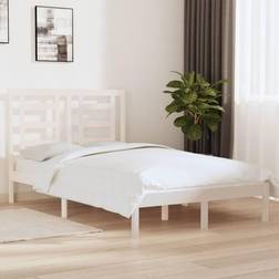 vidaXL Bed Frame White 4FT Sängram