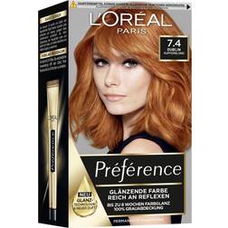 L'Oréal Paris Préférence 7.4 Kupferblond Dublin Coloration 1