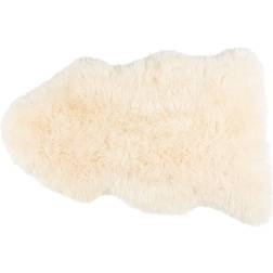 Shepherd Linn Long-haired Sheepskin 100x60cm Blå, Beige