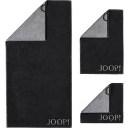 Joop! 1600 Classic Doubleface Badezimmerhandtuch Schwarz