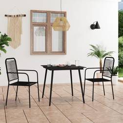 vidaXL 3 Piece Garden Spisegruppe ute