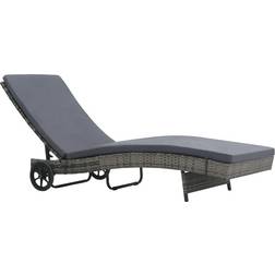 vidaXL Sunlounger Poly