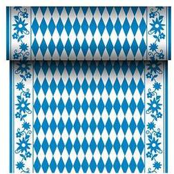 Papstar Tischläufer ROYAL Collection 88159 blau, weiß 40,0 cm x 24,0 m