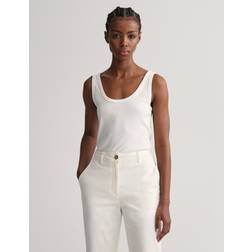 Gant Women Ribbed Tank Top White