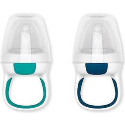 OXO TOT Silicone Teal Navy Self-Feeder (2-Pack)