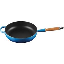 Le Creuset Sautepfanne Signature Gusseisen Holzgriff