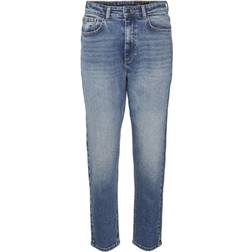 Noisy May Moni Straight Dark Blue Denim Jeans