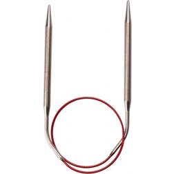 ChiaoGoo Stainless Steel Regular Red Circular Knitting Needles 32 (80 cm) US 8 (5 mm)