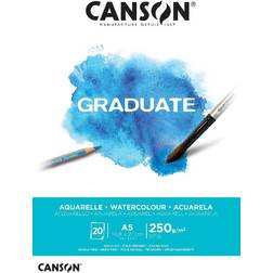 Canson Heft Block, Graduate Aquarell (FSC, Blanko, A5, 20 x)