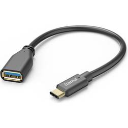 Hama USB C - USB A 3.0 Adapter M-F 0.2m