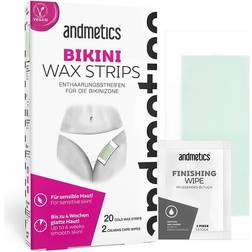 Andmetics Wachsstreifen Bikini Wax Strips 20 Stck.