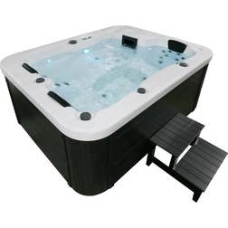 Home Deluxe Aufblasbarer Whirlpool Outdoor WHITE MARBLE PURE