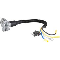 CURT 57183 4-Way Vehicle-Side to 6-Way Round Trailer Wiring