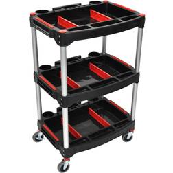 Offex 3 Shelf Automotive Industrial Tool Storage Mechanics Cart
