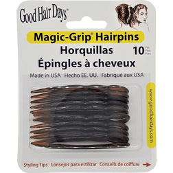 Kimball Set of 10 Magic Grip Hair Pins Tortoise