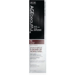 Permanent Liqui-Creme Hair Color Dye, Gray Coverage, 1N Jet