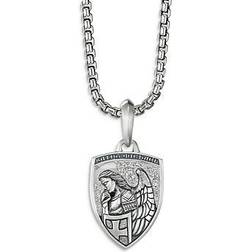 David Yurman Men's St. Michael Crest Amulet DIAMOND