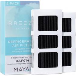 Breeze by MAYA Replacement Frigidaire/Electrolux Paultra2 242047805 Refrigerator Air Filter 2pk BAF214