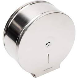 Mind Reader Silver Wall-Mounted Commercial Toilet