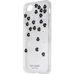 Kate Spade New York Flexible Hardshell Case for iPhone SE (2nd Gen) & 8/7 Clear/Flowers