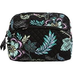 Vera Bradley Large Cosmetic Makeup Organizer Bag, Island Garden-Recycled Cotton