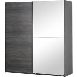 WIMEX Herne Dark Gray Kleiderschrank 180x198cm