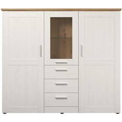 Highboard Shade Andersen Pine weiß/Artisan Lagerschrank