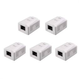 Matters UL Listed Cat6 5-Pack RJ45 Surface Mount Box