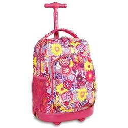 J World New York Sunny Rolling Backpack