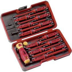 Felo 51719 E-Smart Box w/12 Interchangeable Blades Handle Pan Head Screwdriver