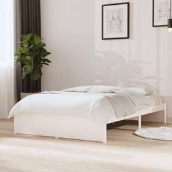 vidaXL Bed Frame White 4FT Sängram