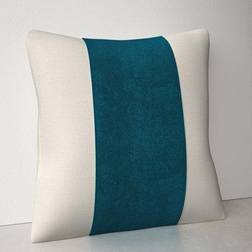 Kat Square Pillow Cushion Cover Blue (45.72x45.72)