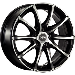 DBV Tropez Black glossy front polished 7.5x17 5x112 ET35