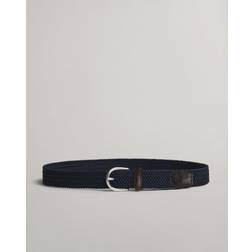 Gant Mens Classic Elastic Belt 80, MARINE/410